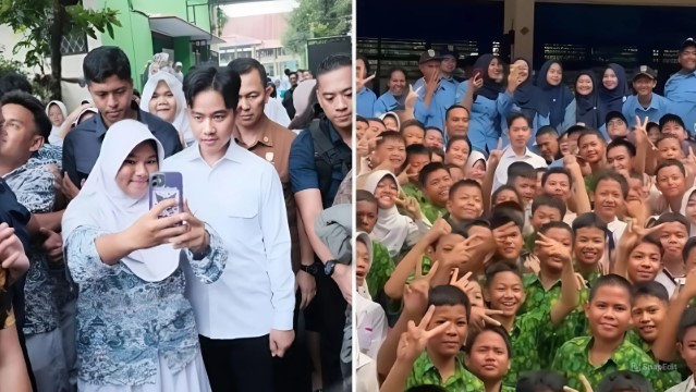 Gibran Sering Buat Konten Bersama Anak Sekolah, Publik Curiga: Prospek Buat 2029?