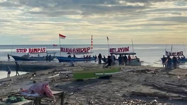 Waduh! Gegara Tolak Pagar Laut di Pesisir Manado, Nelayan Ini Malah Ditetapkan Tersangka