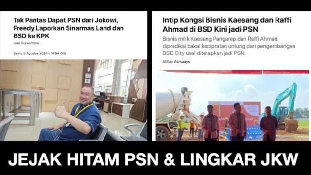 Laporan Ordal BSD ke KPK: Membongkar Modus Jahat PSN Ala Rezim Jokowi!