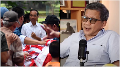 Rocky Gerung Kembali Serang Jokowi, Dana Bansos Rp 250 Triliun Tak Tersalurkan Harus Diusut Tuntas