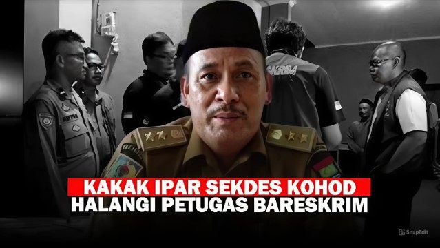 Kakak Ipar Sekdes Kohod Kabur Saat Diminta KTP Oleh Bareskrim Polri, Ada Apa?