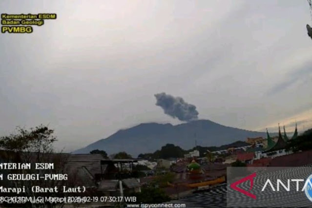 Gunung Marapi di Sumbar Meletus Dahsyat! Abu Vulkanik Capai 700 Meter, Waspada Banjir Lahar