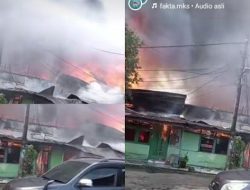 39 Rumah Hangus Terbakar di Asrama Kesdam Hasanuddin Makassar, Kebakaran Diduga Dipicu Gas Bocor