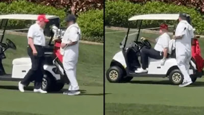 Video Donald Trump di Lapangan Golf Timbulkan Spekulasi tentang Kesehatannya