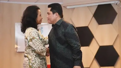 Rini Soemarno Vs Erick Thohir