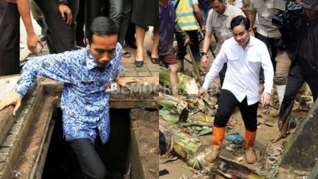 Aksi Lumpur-Lumpuran Gibran di Lokasi Banjir Disamakan dengan Jokowi: Gorong-Gorong Part 2!