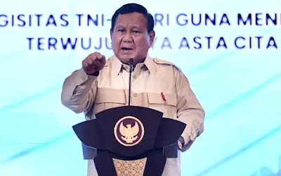 Prabowo Jangan Mundur Lawan Koruptor