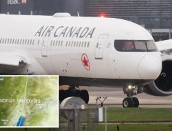 Negara Israel Hilang dari Peta Penerbangan Maskapai Air Canada, Berubah Jadi Palestina