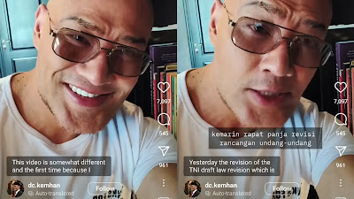 Deddy Corbuzier Dirujak Netizen Jadi Tukang Sapu Usai Bela Rapat Revisi UU TNI di Hotel