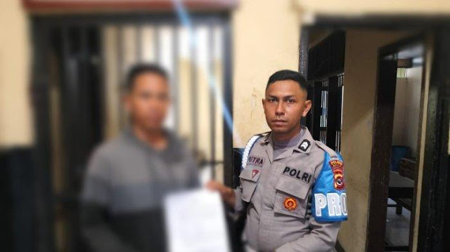 Video Call P*rno ke Siswi SMP,  Aipda Ihwanudin Ibrahim Dicopot dan Ditahan di Rutan Polres Sikka