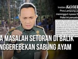 Blak-Blakan! TNI Akui Ada Setoran Uang Judi Terkait 3 Polisi Tewas Saat Gerebek Sabung Ayam di Lampung