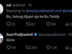 Panggilan Bu Teddy Jadi Trending Usai Bu Susi Japri Seskab Minta Pecat Hasan Nasbi