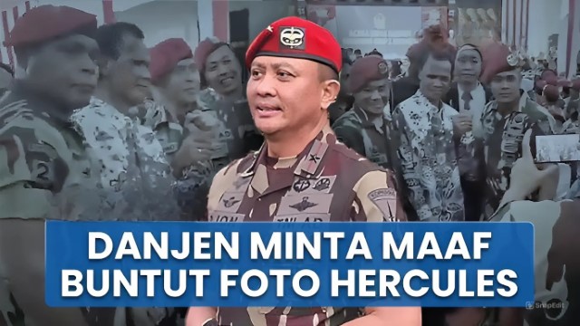 Mengejutkan! Danjen Kopassus Minta Maaf Soal Foto Prajurit Dengan Hercules, Begini Penjelasannya