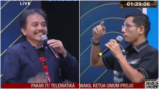 Waketum Projo Kelabakan Ditanya Roy Suryo soal Ijazah Asli Jokowi
