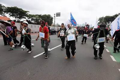 Wakil Ketua DPR RI Sufmi Dasco Ahmad Janji Pemerintah Akan Bentuk Satgas PHK Sebagaimana Tuntutan Buruh