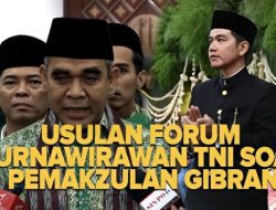 MPR Dihadapkan Pada Tuntutan Politik Serius Terkait Pemakzulan Gibran