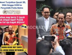 MISTERI Map Cokelat Jokowi: Ngaku Isi Ijazah Tapi Dilipat-Lipat?