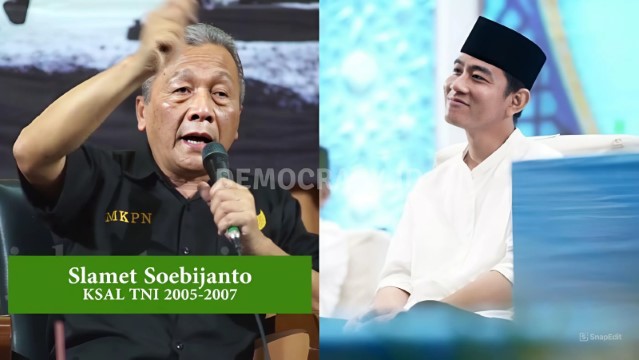 Profil Eks KSAL Slamet Soebijanto, Keras Desak Gibran Dimakzulkan: Dia Nggak Masuk Kriteria!