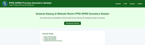 Transparansi Informasi Publik: Peran Strategis PPID Sekretariat DPRD Provinsi Sumsel