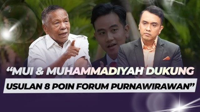 HEBOH! MUI dan Muhammadiyah Disebut Setuju & Dukung Pemakzulan Wapres Gibran
