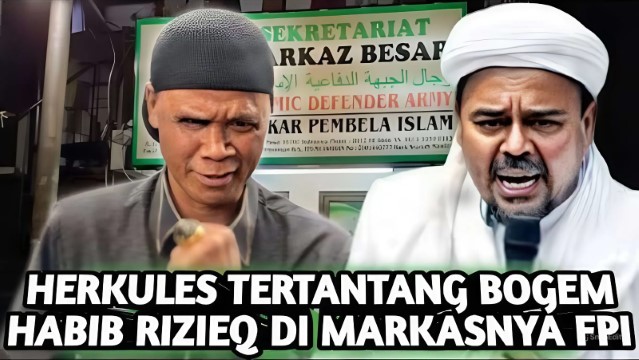 Sorot Polemik Hercules vs Gatot, HRS Sentil Pemerintah Bubarkan FPI: Kenapa Sama Ormas Preman Takut?