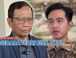 Mahfud MD: Pemakzulan Gibran Secara Teoretis Bisa, Tapi...