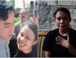 Viral Perempuan di Kupang Nekat Berupaya Cium Wapres Gibran