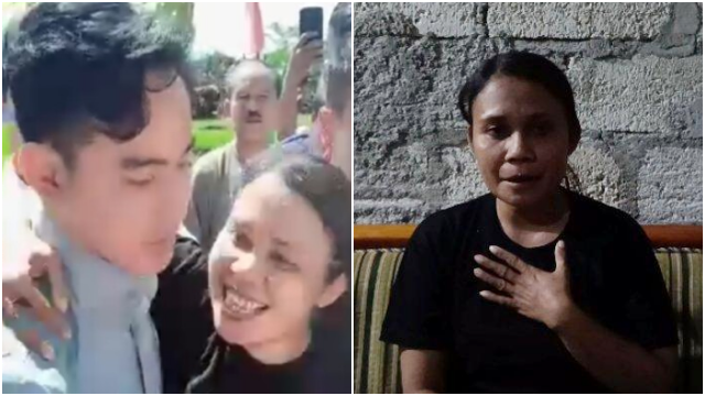 Viral Perempuan di Kupang Nekat Berupaya Cium Wapres Gibran