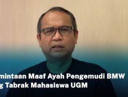 HEBOH Video Permintaan Maaf Ayah Penabrak Mahasiswa UGM, Diduga Pakai AI