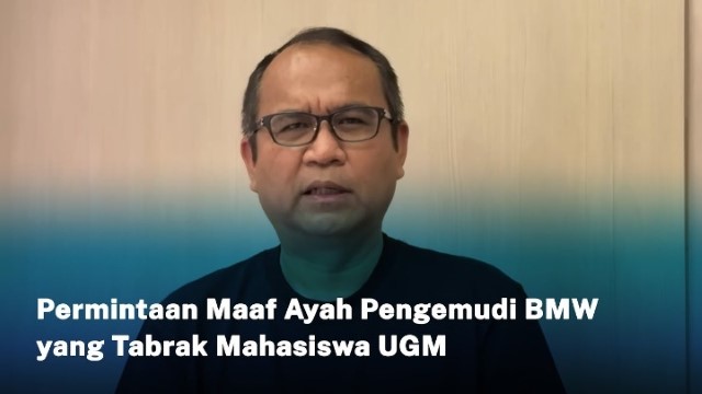HEBOH Video Permintaan Maaf Ayah Penabrak Mahasiswa UGM, Diduga Pakai AI