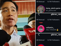 Gibran Tepergok Follow Akun Instagram Judol, Setwapres Bilang Gini