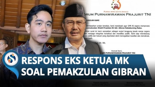 Eks Ketua MK Beberkan 6 Alasan Presiden atau Wapres Bisa Dimakzulkan!