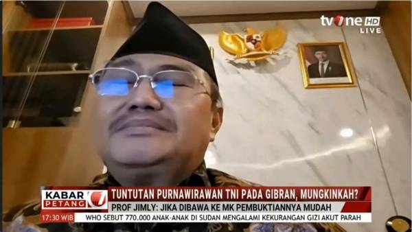 Jimly Sebut Pemakzulan Wapres Gibran Mustahil Terjadi: Sudah Tiga Partai Menolak