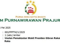 Parlemen Diminta Tindaklanjuti Surat Gugatan Pemakzulan Gibran