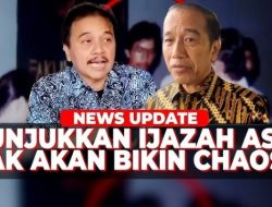 Jokowi Tak Tunjukkan Ijazah Asli Karena Khawatir Chaos, Roy Suryo: Kalau Palsu Baru Terjadi Chaos!