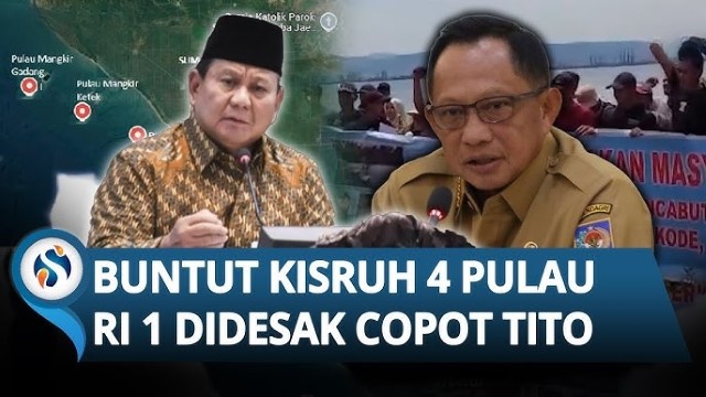 Apakah Prabowo Tidak Akan Memecat Mendagri Tito dan Menghukum Gubernur Bobby Atas Sengketa 4 Pulau Aceh?