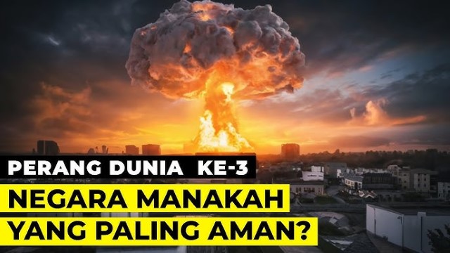 Pakar Nuklir Masukkan Indonesia, Ini 10 Negara Paling Aman Jika Perang Dunia 3 Terjadi