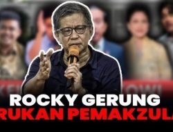 Perang Surat Pemakzulan Gibran, Rocky Gerung Minta DPR Tetap Proses: Dia Jadi Wapres Lewat Cara Tidak Etis dan Menyalahi Moralitas!