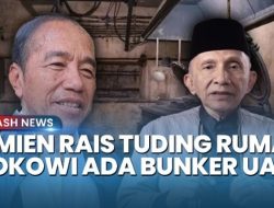 Amien Rais Yakin Jokowi Simpan Uang Triliunan Rupiah di Bungker Rumah Solo: Uang Haram Tidak Mungkin Ditaruh Bank!
