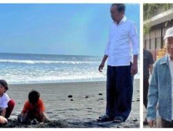 Dikabarkan Kritis hingga Kabur, Akhirnya Jokowi Posting Momen Liburan Temani Cucu Main Pasir