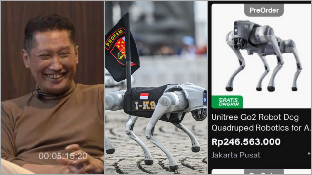 Harga Robot Anjing Polri Capai Rp 3 Miliar, Bossman Mardigu Sampai Terkejut: Gak Habis Pikir
