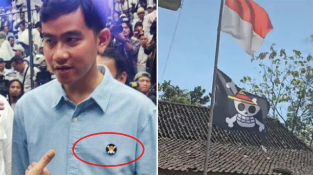 Dinilai Upaya Memecah Belah Bangsa, Ternyata Gibran Pernah Kenakan Pin Bendera One Piece saat Debat Pilpres