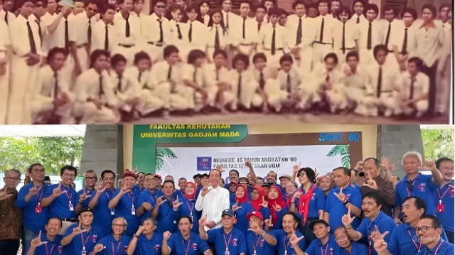 VIRAL Beredar Foto MABA Fakultas Kehutanan UGM 1980, Tak Ada Potret Jokowi?