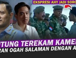 HEBOH Terekam Kamera Gibran Si Wapres Songong Ogah Salami AHY, Isu Liar Semakin Berkembang!