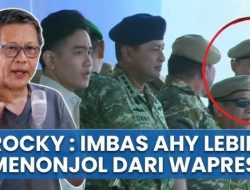 Gibran Cuma Lirik AHY Tanpa Salaman, Sinyal Keretakan di Kabinet? Rocky Gerung: Dia Gak Terima Peran Wapres Diambil Alih!