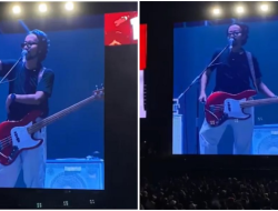 Viral Bassist .Feast Emosi Lihat Polisi Pukuli Penonton Kibarkan Bendera One Piece: 1312 F**k You!