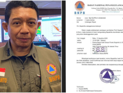 BNPB Tak Mintaa Maaf atas Hebohnya Surat Rapat Pernikahan Anak Letjen TNI Suharyanto Berkop Resmi