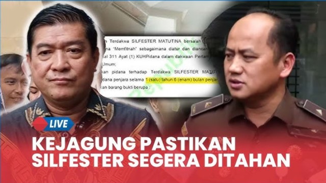 TOK! Permohonan PK Silfester Matutina Gugur, Hakim Soroti Alasan Sakit Misterius