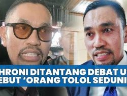 Cemen! Sebut Rakyat Tolol, Ahmad Sahroni Melempem Usai Diajak Debat