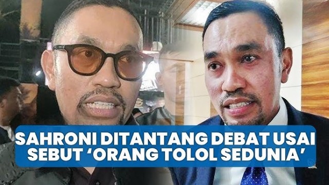 Cemen! Sebut Rakyat Tolol, Ahmad Sahroni Melempem Usai Diajak Debat